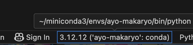 image vsc has been repointed to the correct conda environment