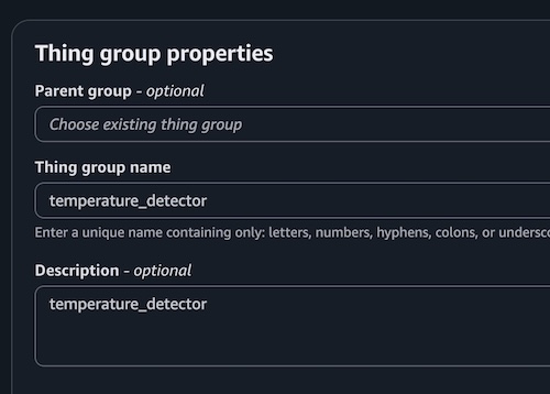 Adjust things group parameter